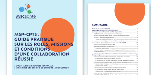CPTS et MSP : AVECsanté publie un guide pratique pour renforcer les coopérations territoriales
